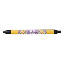 Jeu de stylo violet de stylo brillant à l'école