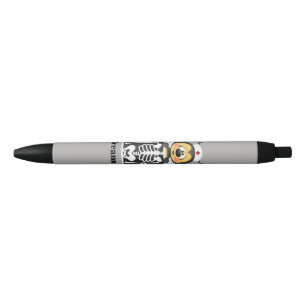 Noir Jolie infirmière abeille ajouter le nom stylo