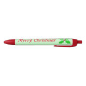 Noir Joyeux Stylo Holly de Noël (Bas)