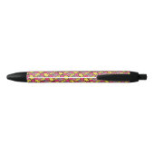 Noir Joyeux stylo papillon rose (Dos)