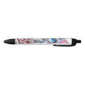 Noir Kitty Chrome Stylo avec encre noire (Bas)