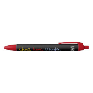Noir Le "peuple". Pas un grand fan" Stylo