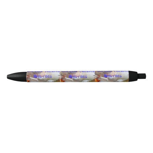 Noir Le stylo de triomphe du lion (Devant)