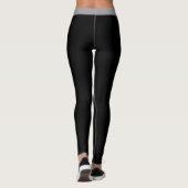"NOIR" - LEGGINGS DE VÊTEMENTS ACTIFS (Dos)