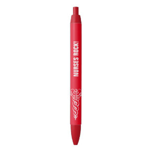 Noir Les infirmières basculent le stylo de caducée po