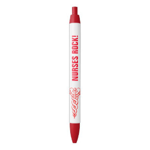 Noir Les infirmières basculent le stylo rouge de