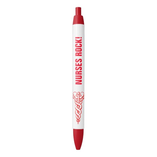 Noir Les infirmières basculent le stylo rouge de (devant Vertical)