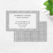 NOIR LIGNE KNIT Oceana Carte de visite (Bureau)