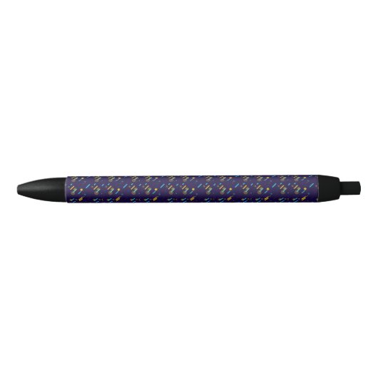 Noir L'image affiche un stylo avec une pointe noire (Devant)