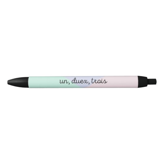 Noir L'ONU, Deux, stylo de Trois (Devant)