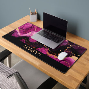 Noir, magenta et or pour encre
