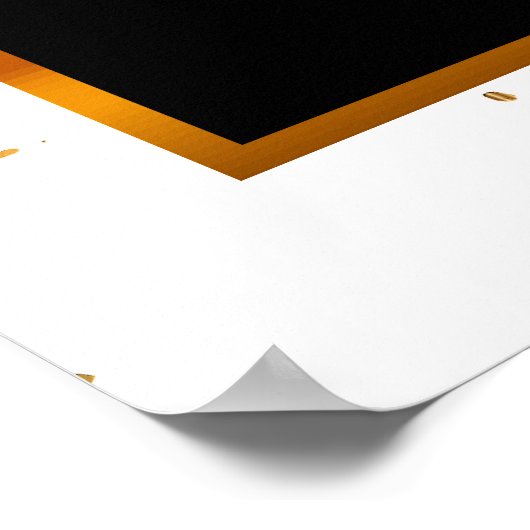 Noir, Marbre Or & Blanc -16 Tableau de sièges (Coin)