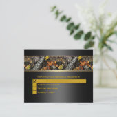 Noir Mariage Camo RSVP (Debout devant)