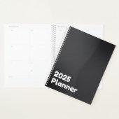 Noir minimaliste 2025 (Devant avec enveloppe)