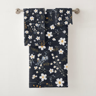 Noir minimaliste Jardin Doux Fleur sauvage Nursery