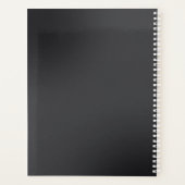 Noir minimaliste non daté (Dos)