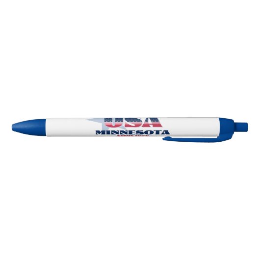 Noir Minnesota un stylo à icône américain (Bas)