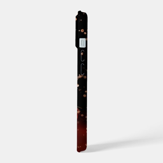 Noir moderne avec Coeurs rouges (Côté gauche)