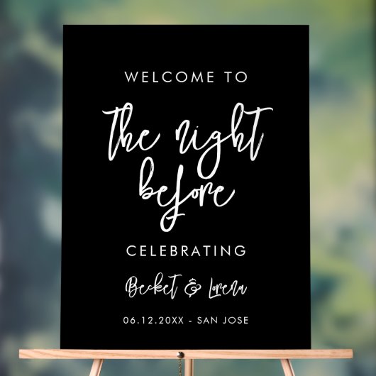 Noir moderne contemporain La nuit avant l'accueil (Neutre)