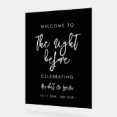 Noir moderne contemporain La nuit avant l'accueil (Angle)