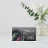 Noir moderne de carte de visite de 311 (Debout devant)