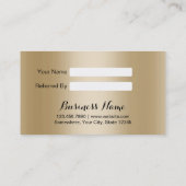 Noir moderne de la carte | de référence et rayures (Dos)