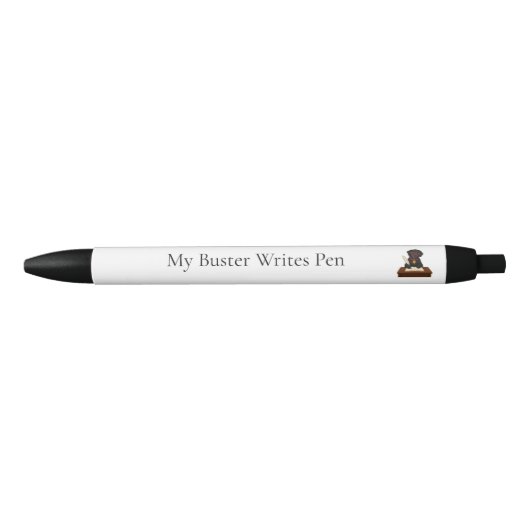 Noir Mon Buster Écrit Stylo (Devant)