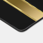 Noir monochromatique clair avec bande d'or (Coin)