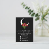 Noir Moon Spell Jar Et Kit Carte de visite (Debout devant)