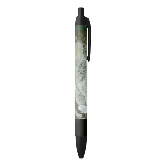 Noir Motif d'écorce gris stylo (Bas (Vertical))