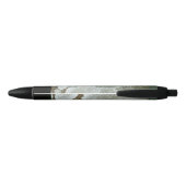 Noir Motif d'écorce gris stylo (Dos)