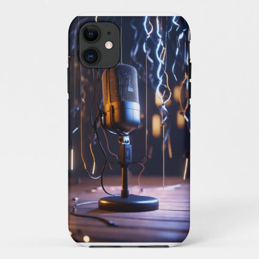 Noir Nights: De Dj-scene Case-Mate iPhone Case (Achterkant)