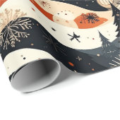 Noir Noël Cadeaupapier (Rol Hoek)