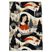 Noir Noël Medium Cadeauzakje (Achterkant)