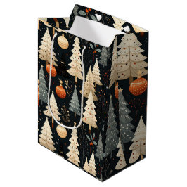 Noir Noël tree Medium Cadeauzakje