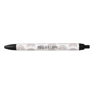 Noir Nom de l'enseignant Muet arc-en-ciel Stylo à encre