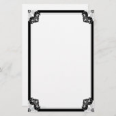 Noir Nouveau Briefpapier (Voorkant / Achterkant)