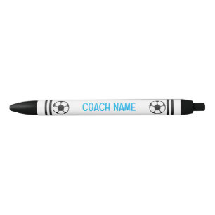 Noir Objectif Scribbler Custom Soccer Stylo