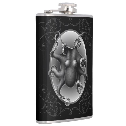 Noir Octopus Drinkware Set Flacon (Droite)