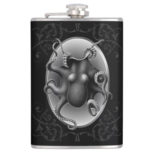 Noir Octopus Drinkware Set Flacon (Devant)