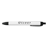 Noir Oliver stylo à bille (Bas)