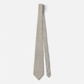 Noir, or et cravate blanche de Chevron (Devant)