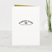 Noir & Or moderne, Invitation de la fête de gradua (Dos)