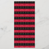 Noir & Or Nouvel An Menu & Bubly Champagne (Dos)