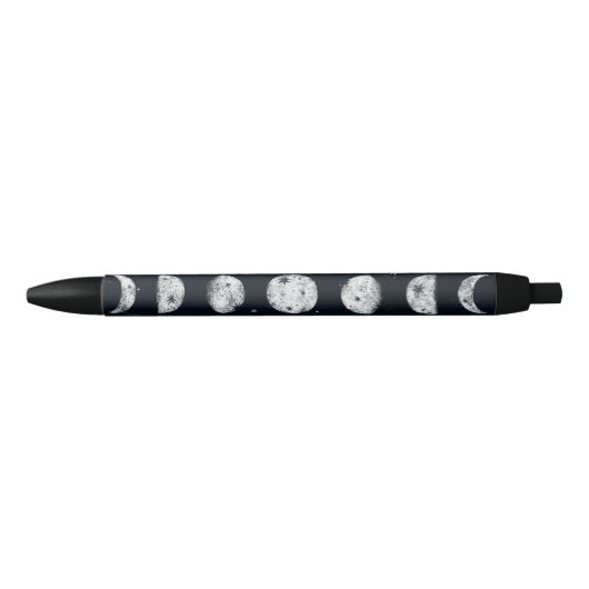 Noir Phases du stylo lune (Devant)