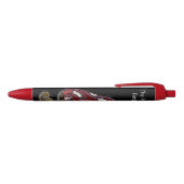 Noir Piano Forest stylo champignon rouge (Haut)