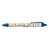 Noir Poisson de stylo et de stylo à l'école (Haut)