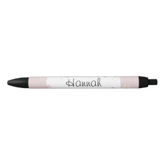 Noir PURPLE PASTEL stylo de nom minimaliste élégant pou