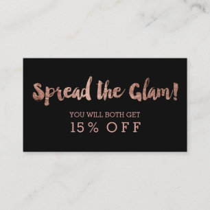 Noir rose moderne de typographie d'or de carte de