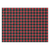 Noir Rouge Buffalo Plaid Check Nappe (Devant (Horizontal))
